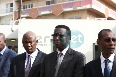 En images-  Présentation de condoléances du  gouvernement et de l'Assemblée nationale du Sénégal à la France