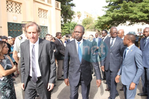 En images-  Présentation de condoléances du  gouvernement et de l'Assemblée nationale du Sénégal à la France