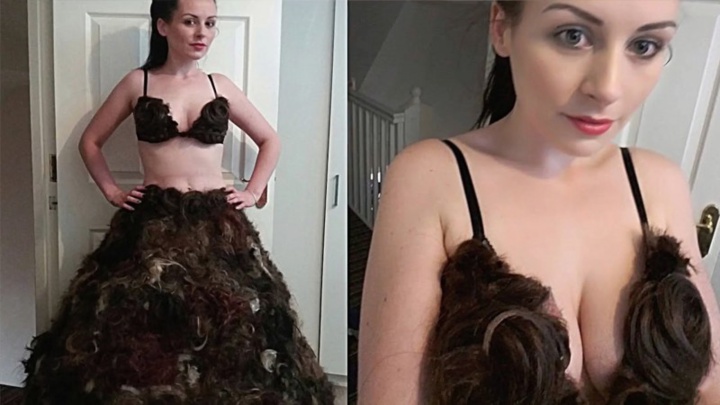 Fashion faux poil : elle crée la robe la plus repoussante au monde !