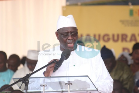 Macky Sall prévient l'opposition : "On ne réveille pas un lion qui dort"