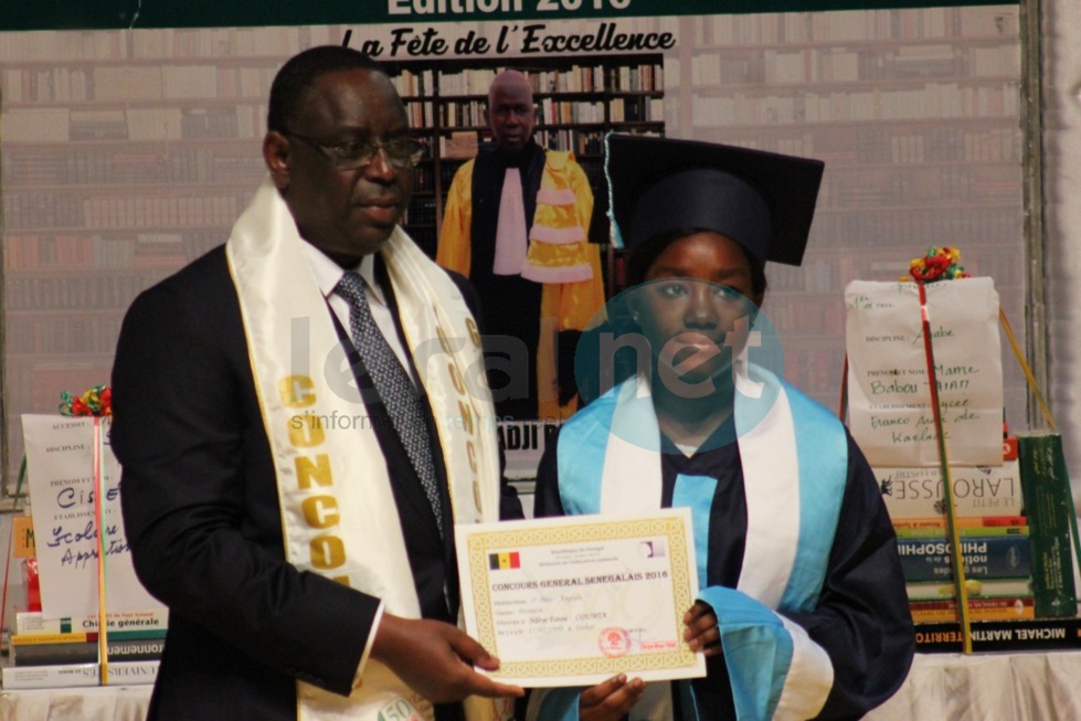 En images la cérémonie de remise des Prix aux lauréats du Concours général 2016