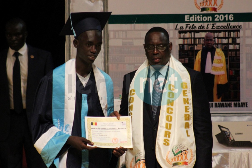 En images la cérémonie de remise des Prix aux lauréats du Concours général 2016