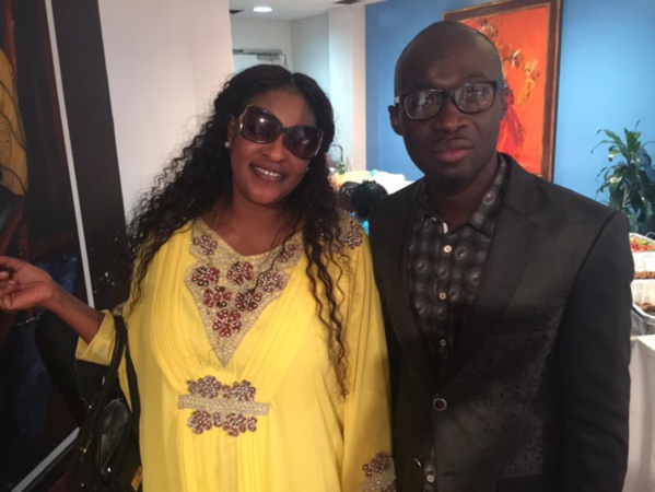 Modou Ndao Baye Fall de la radio WPAT dans "Door war" en compagnie de la talentueuse Kebs de la Tfm à New York