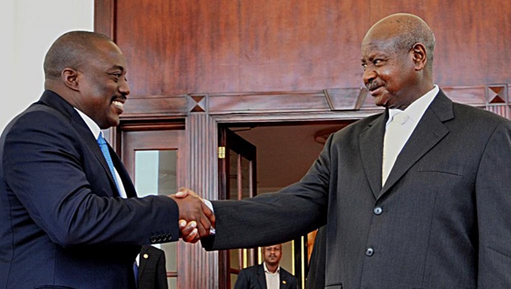 Joseph Kabila en visite en Ouganda pour discuter sécurité