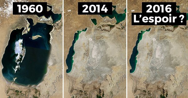 Miracle : la mer d'Aral, que l'on pensait disparue à tout jamais, renaît !