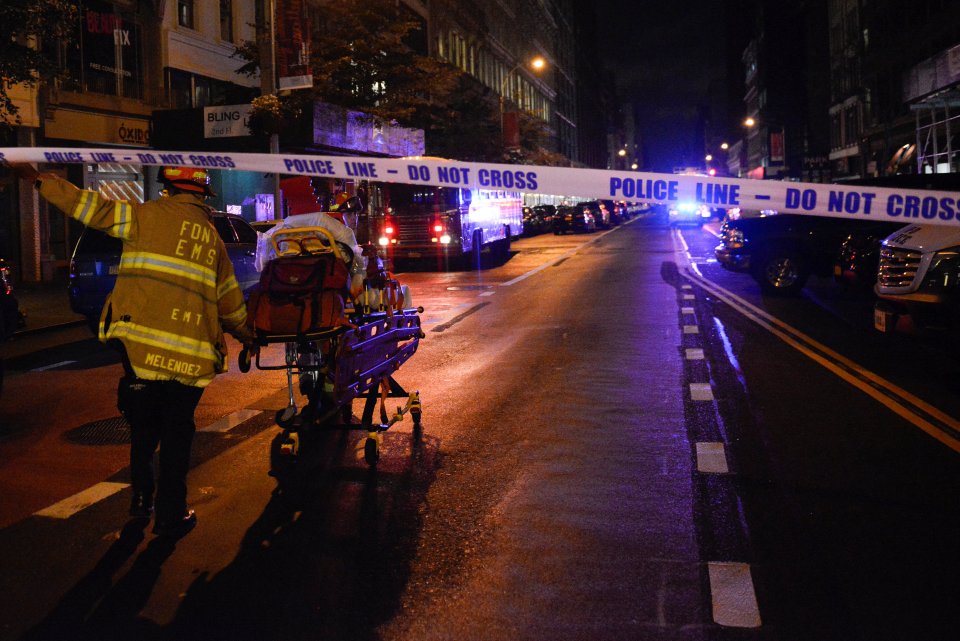 Photos de l'explosion de Manhattan (New York)
