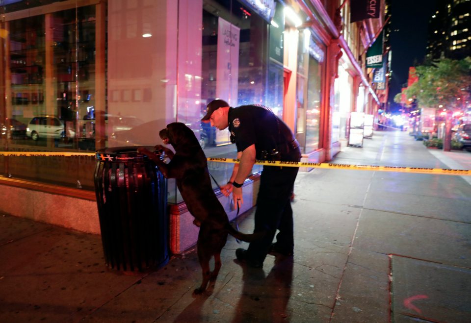 Photos de l'explosion de Manhattan (New York)