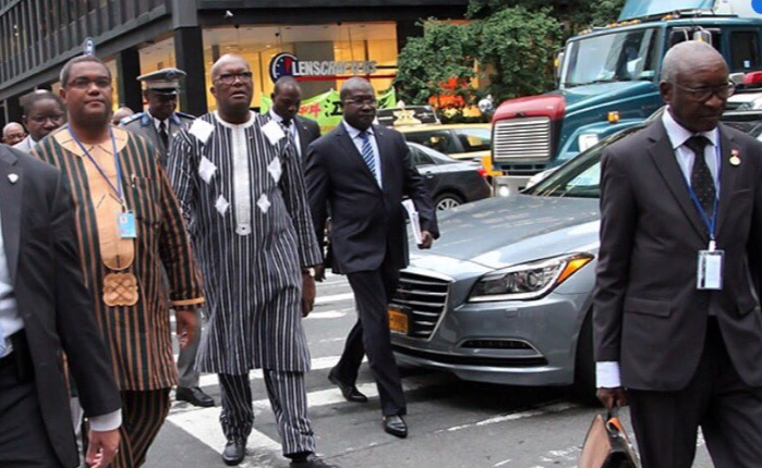 Quand Rock Marc Kaboré traverse New York pour rejoindre son hôtel à pied