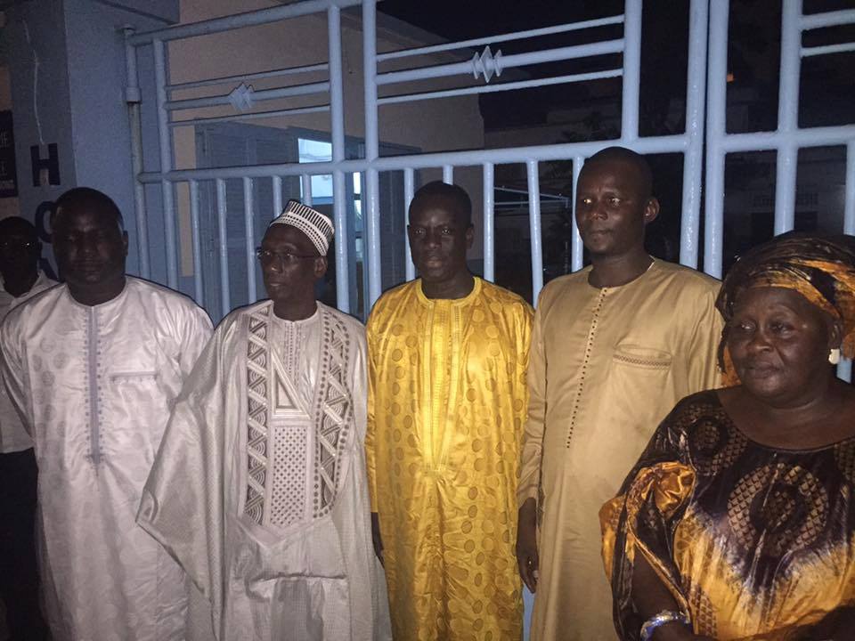 Les leaders du FDS/ Mànkoo Wattu Senegal au chevet d'Ahmed Aidara