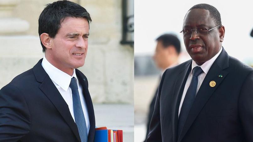 Manuel Valls présente Macky Sall comme son «ami»