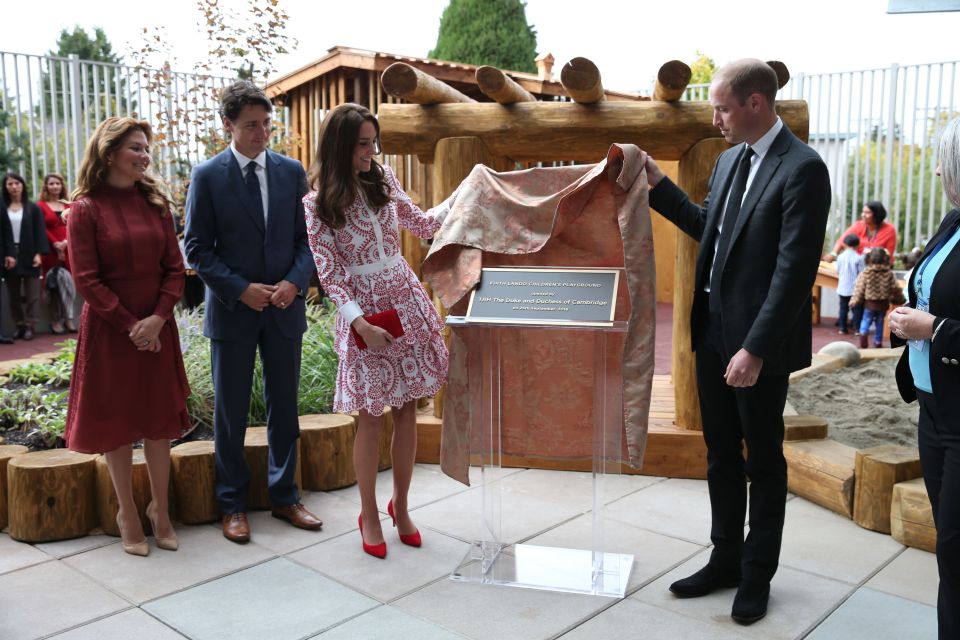 ​Photos : Le prince William et Kate Middleton et leurs enfants George et Charlotte au Canada