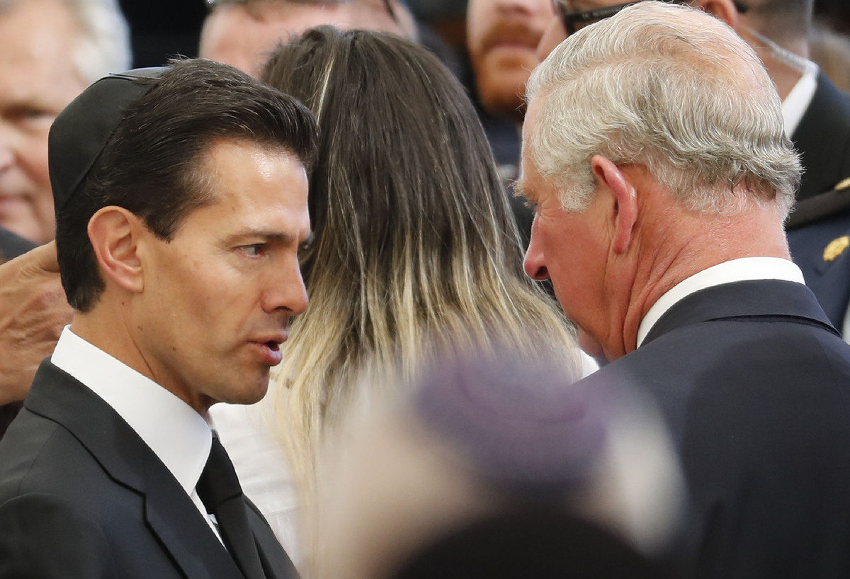 Le président mexicain Enrique Peña Nieto et le Prince Charles