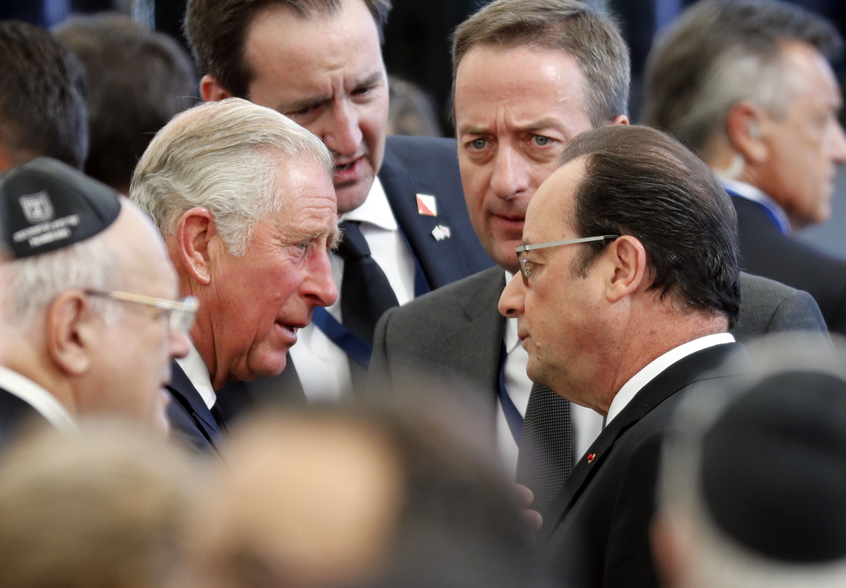 François Hollande et le Prince Charles