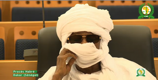 Hissène Habré, condamné en première instance, par les Tribunaux des Chambres Africaines Extraordinaires