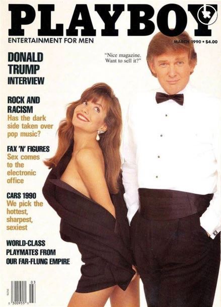 Donald Trump, le milliardaire candidat à la Maison Blanche avait fait la une du magazine Playboy en 1990.