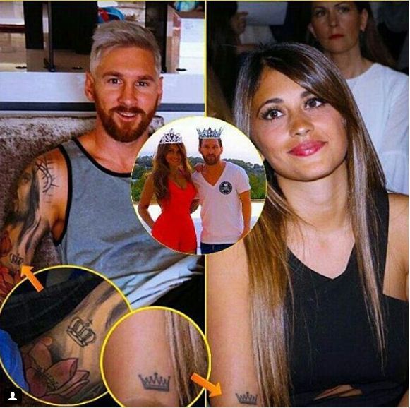 Lionel Messi has a new tattoo of his wife Antonella Roccuzzo's lips… next  to the Barcelona superstar's GROIN - 7M sport