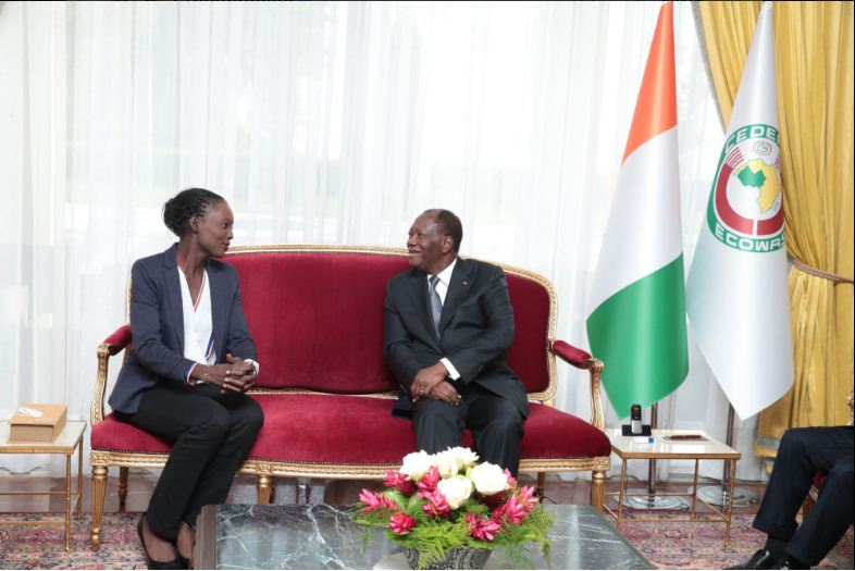 Rama Yade a été reçue en audience par le Président ivoirien, Alassane Ouattara