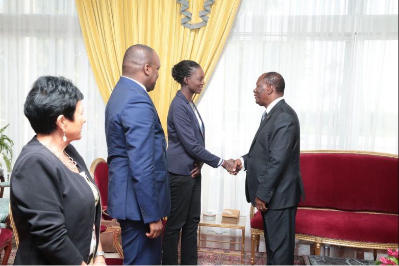 Rama Yade a été reçue en audience par le Président ivoirien, Alassane Ouattara