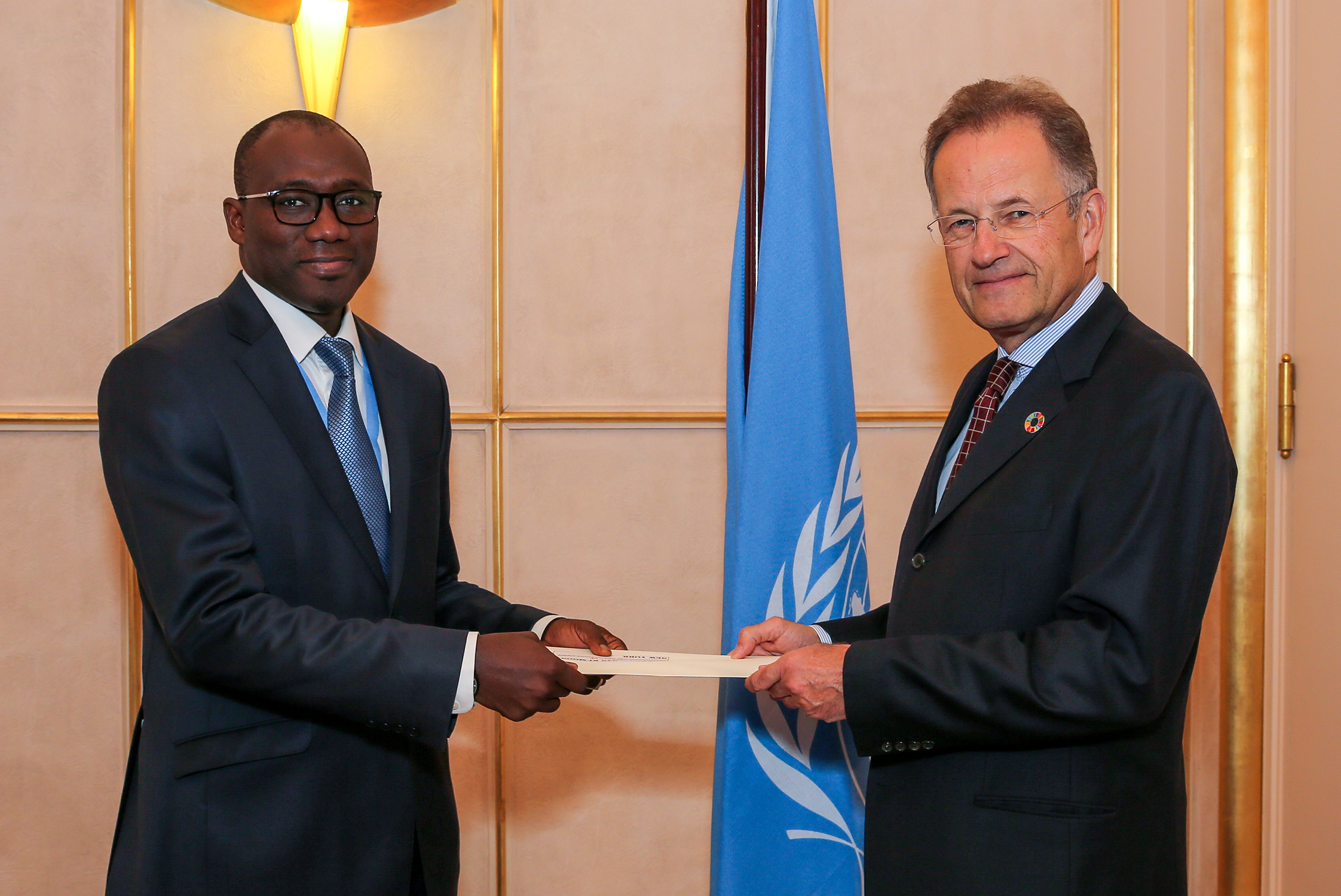 Office des Nations Unies à Genève : Le nouveau représentant permanent du Sénégal a présenté ses lettres de créances