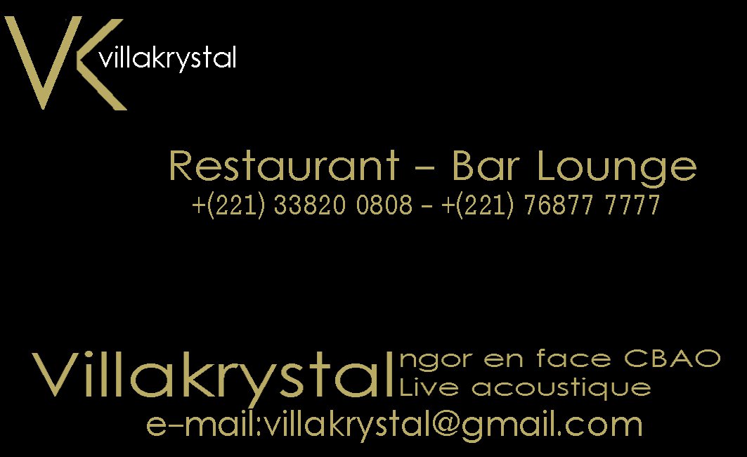 Villa Krystal : Ablaye Mbaye, Pape et Cheikh et Mbaye Dièye Faye au menu