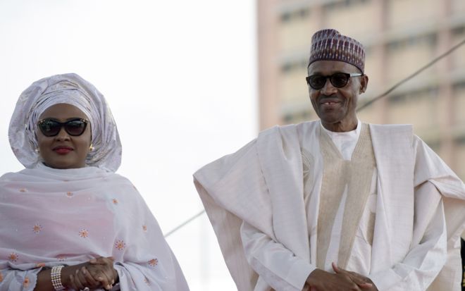 Aisha Buhari et Mahamad Buhari