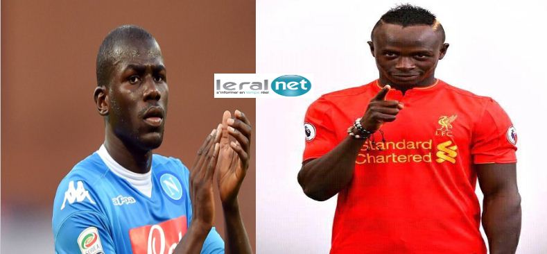 Kalidou Koulibaly et Sadio Mané
