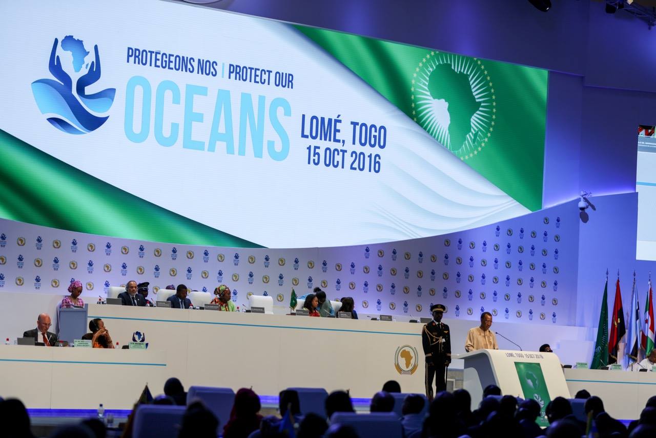 Sommet extraordinaire de l’Union Africaine (UA) du 15 octobre 2016 à Lomé sur la sécurité maritime et le développement en Afrique.