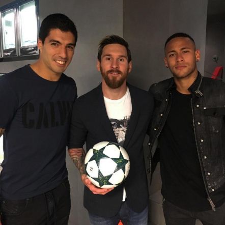 Suarez,  Messi et Neymar