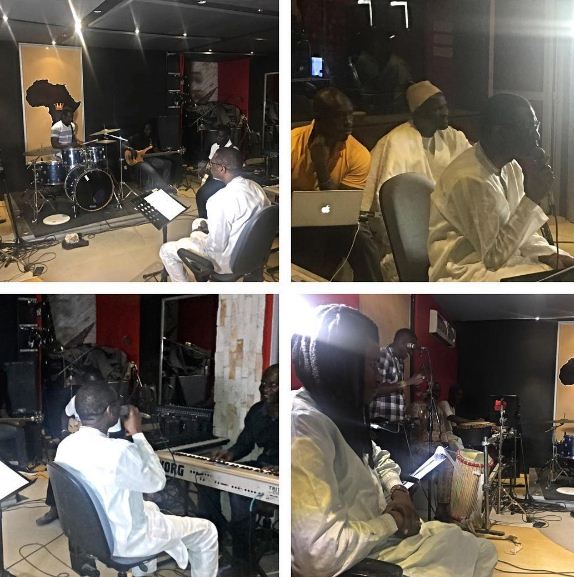 Youssou Ndour en pleine répétition