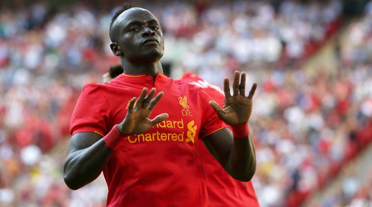 Sadio Mané, attaquant sénégalais de Liverpool, auteur de quatre buts après neuf matches cette saison 2016/2017.
