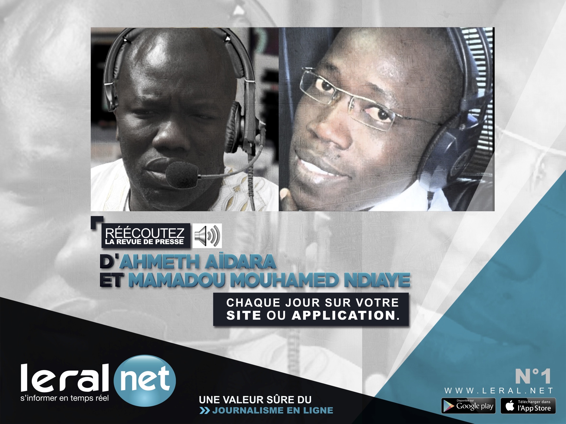 Décryptage Leral-Revue de presse : Ahmad Aïdara et Mamadou Mouhamed Ndiaye, Ces « crieurs publics », stars de la bande FM