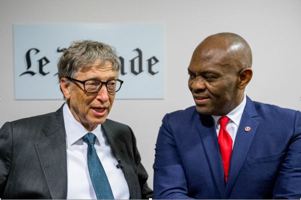 Les philanthropes, Tony O. Elumelu et Bill Gates, discutent de l’impact de la philanthropie mondiale sur les affaires, la politique et la culture au ‘Club de l’Economie’ organisé par ‘Le Monde’ à Paris