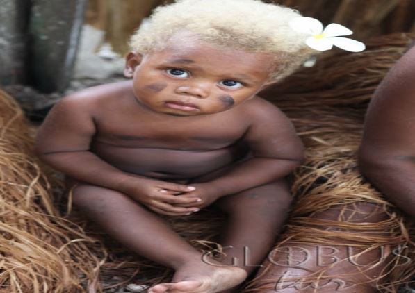 ​Insolite : Les Mélanésiens, ces noirs aux cheveux blonds (photos)