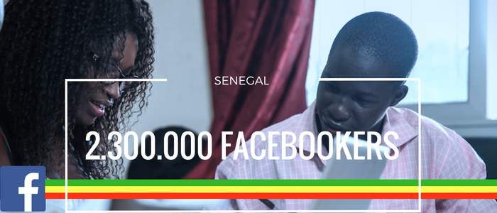 Le Sénégal compte plus de 2.300.000 utilisateurs de Facebook
