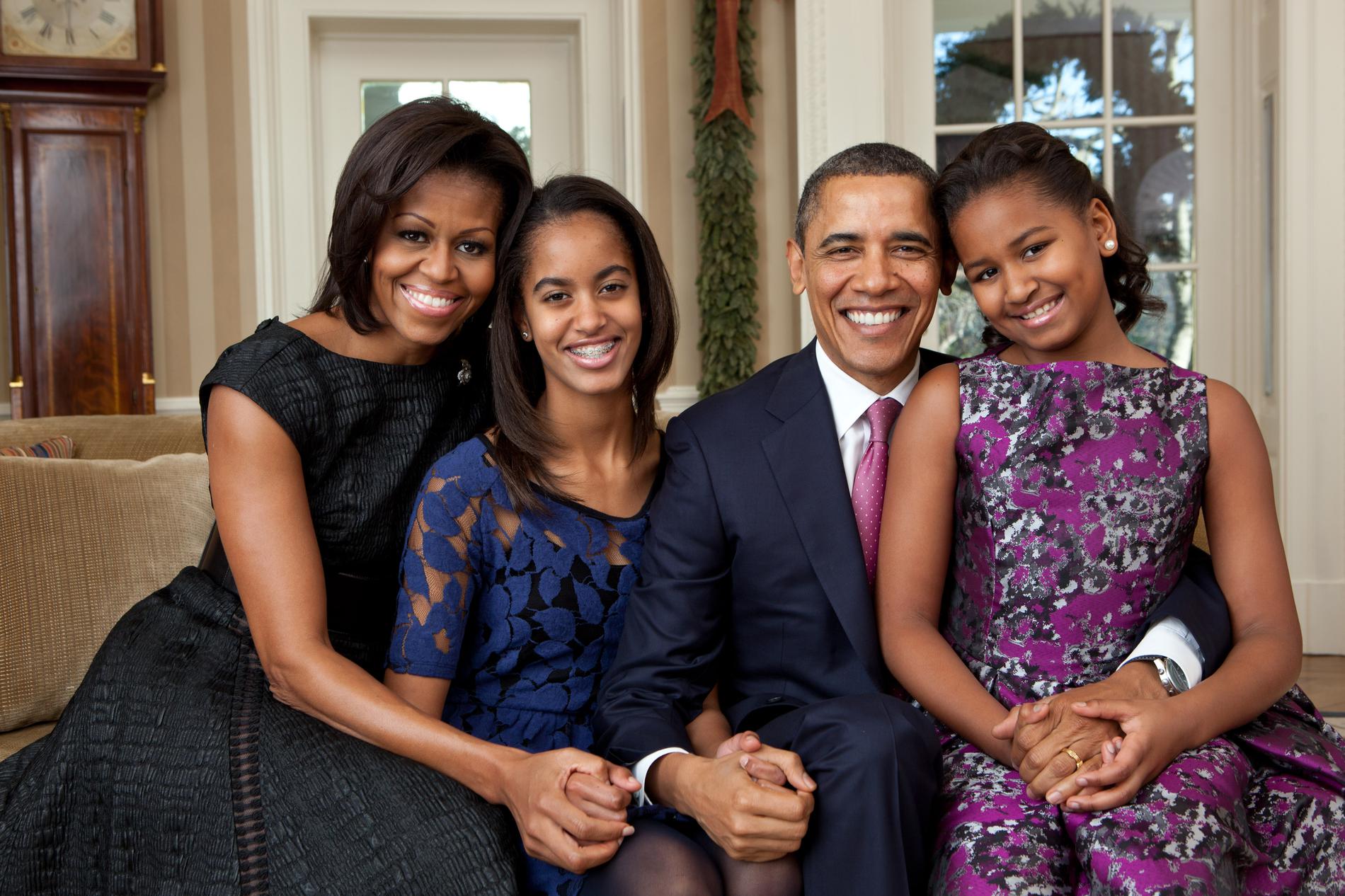 Barack Obama et Michelle Obama, 24 ans d'amour et de beaux enfants.