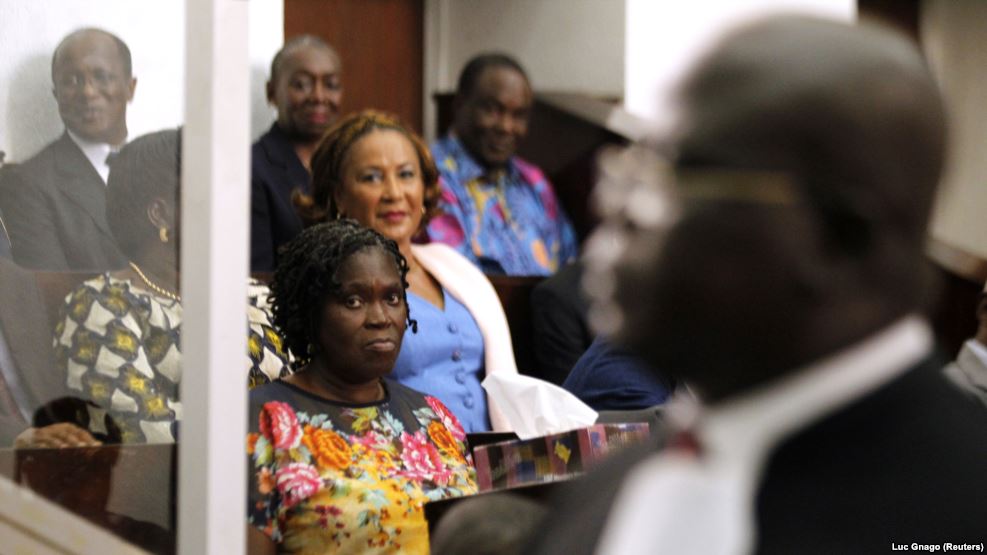 Simone Gbagbo, le premier jour de son procès le 26 décembre 2014 (Archives).