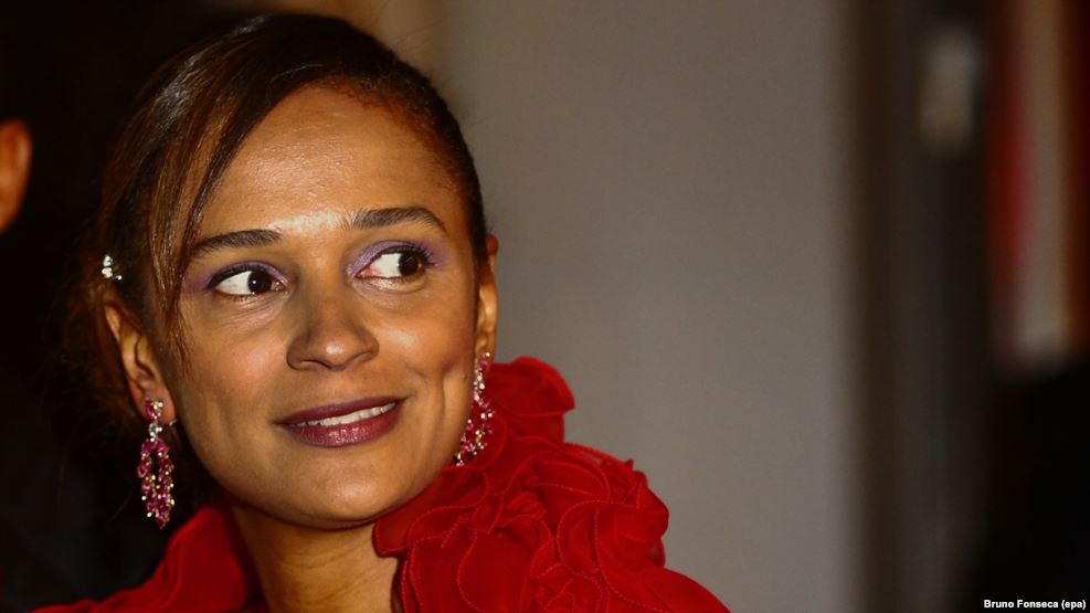 Isabel Dos Santos, la fille de Jose Eduardo Dos Santos, président de l'Angola.