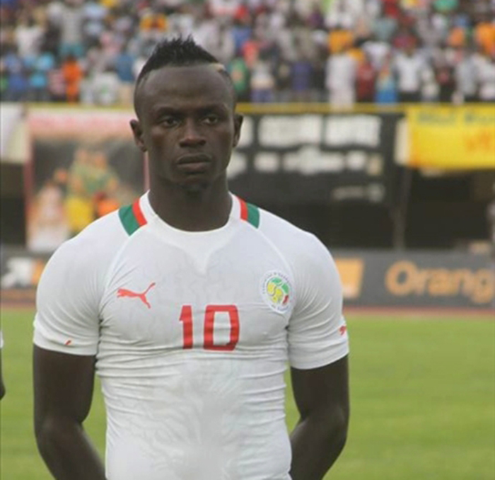 Sadio Mané, attaquant des Lions