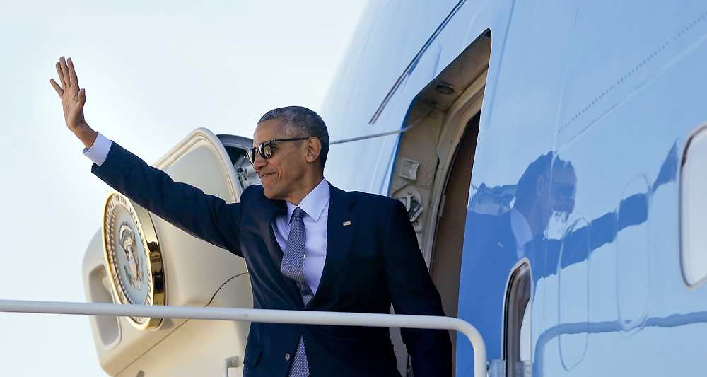 Obama entame sa tournée d'adieux en Europe