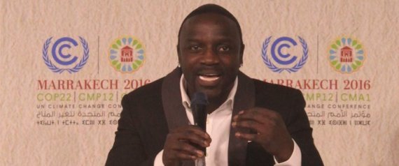 Le message humaniste de Akon à la COP22 | Anaïs Lefébure/HuffPost Maroc.