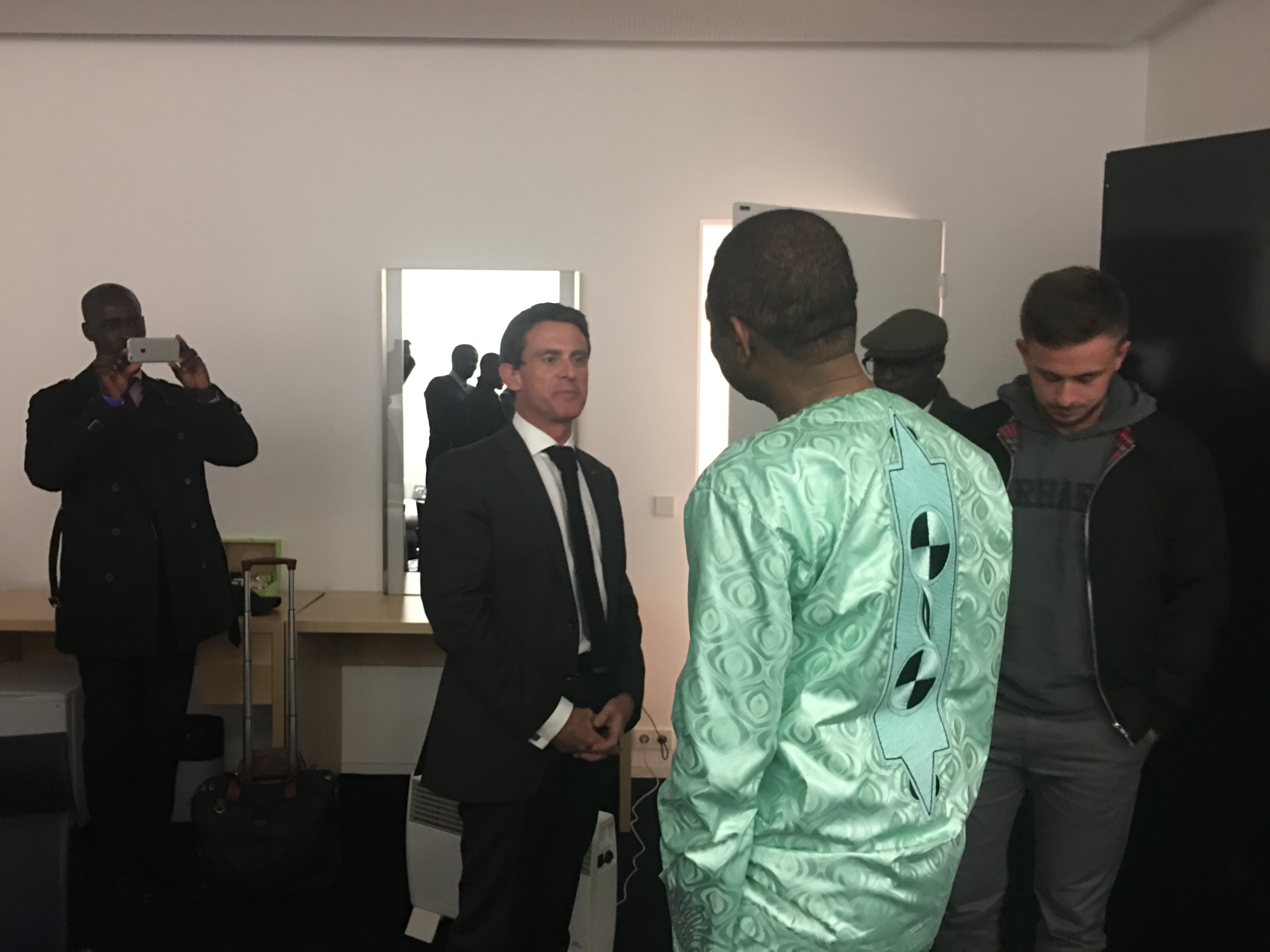 Manuel Valls et Youssou N'Dour