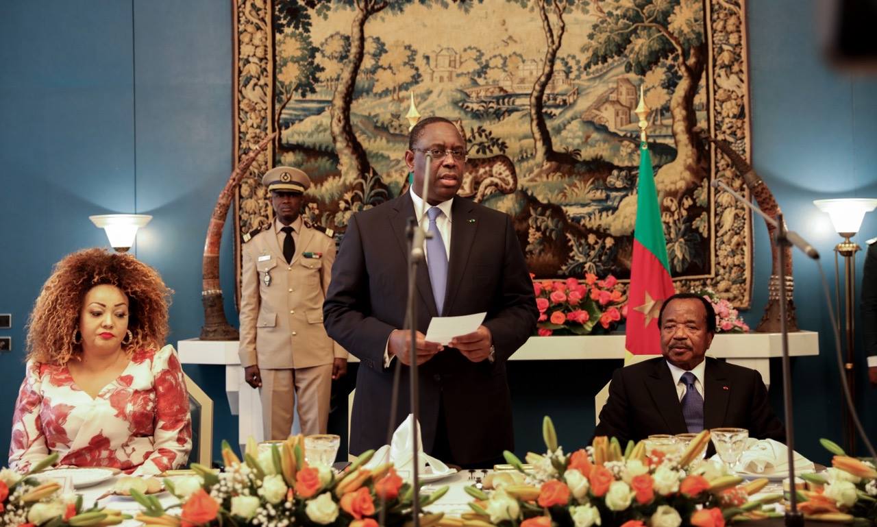 le Président Macky Sall au Cameroun où il a été reçu par son homologue le President Paul Biya