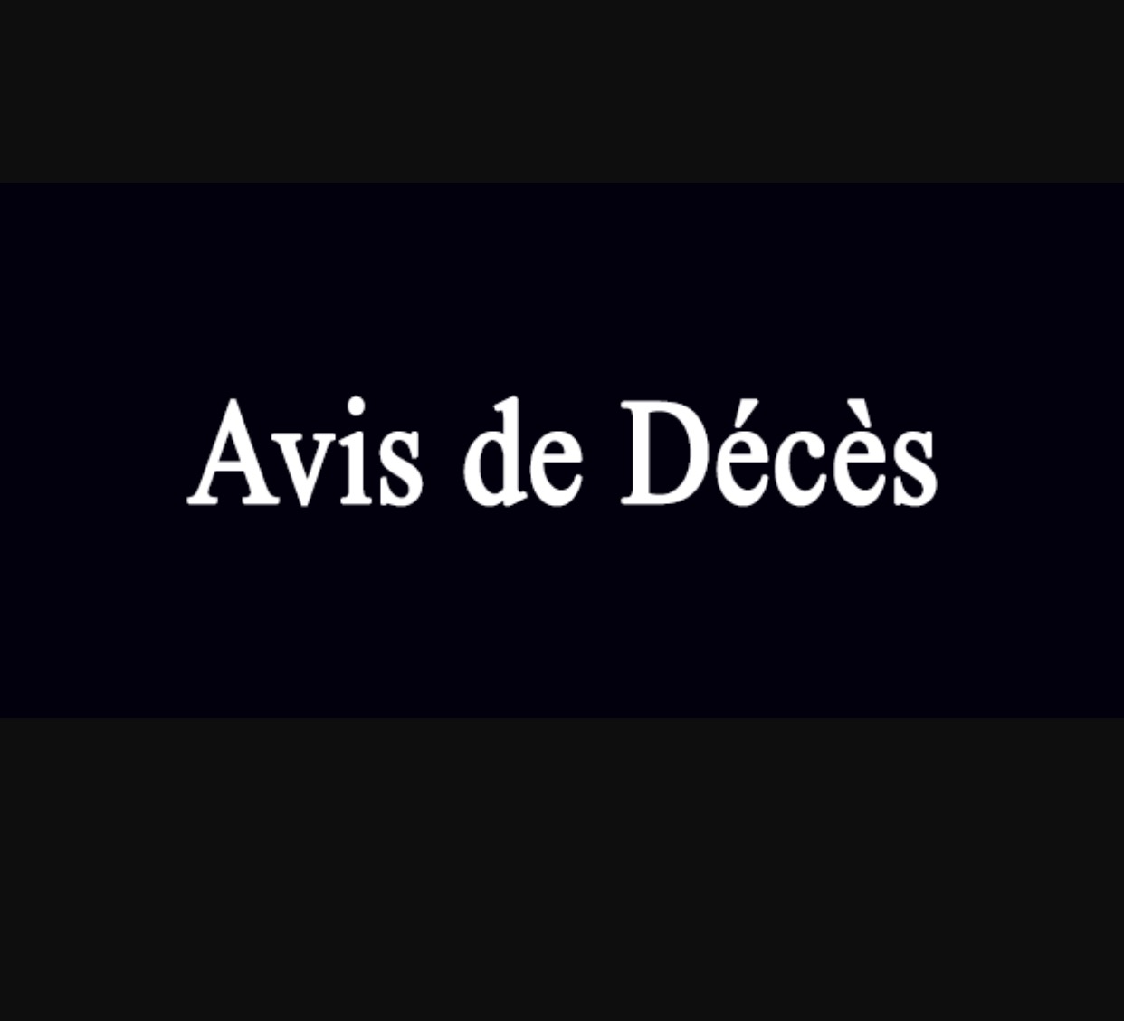 Avis de décès : Ndoumbé Fall, née Ndèye Fall, épouse de Modou Fall rappelée à DIEU