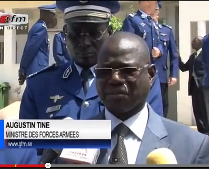 Augustin Tine, le ministre des Forces armées.