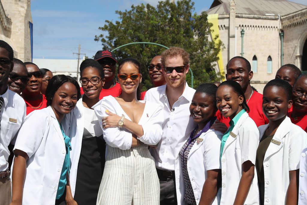 Rihanne et le prince Harry à la Barbarde