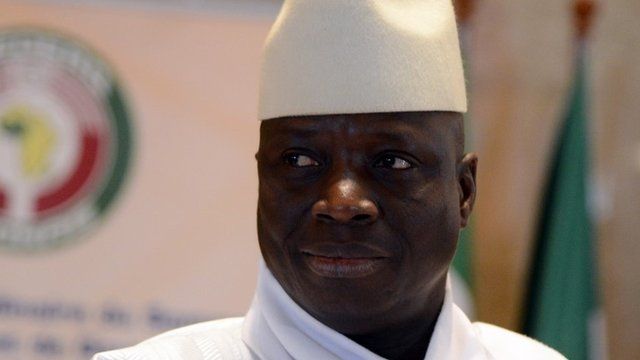 Yahya Jammeh félicité par les Etats-Unis