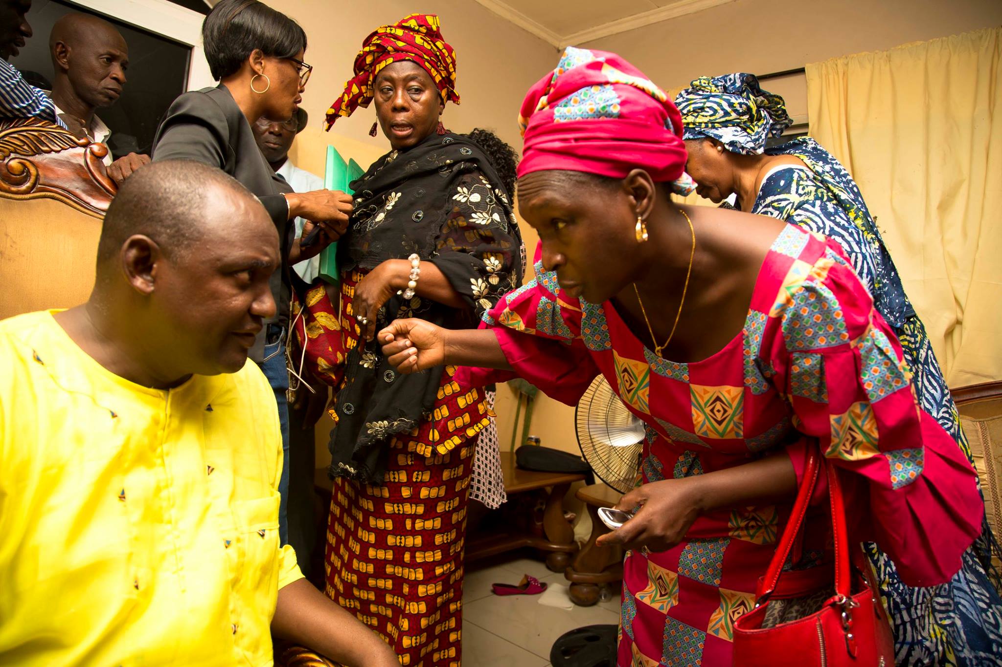 Adama Barraw et ses militants