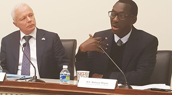 USA-Social: Babacar Diagne expose au congrès les résultats du Sénégal en matière de lutte contre la malnutrition