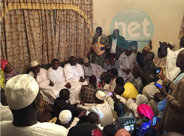 Abdoulaye Baldé, Oumar Sarr, Idrissa Seck, Aida Mbodj, Khalifa Sall et d'autres responsables de l'opposition reçus simultanément par Serigne Abdou Aziz SY Al