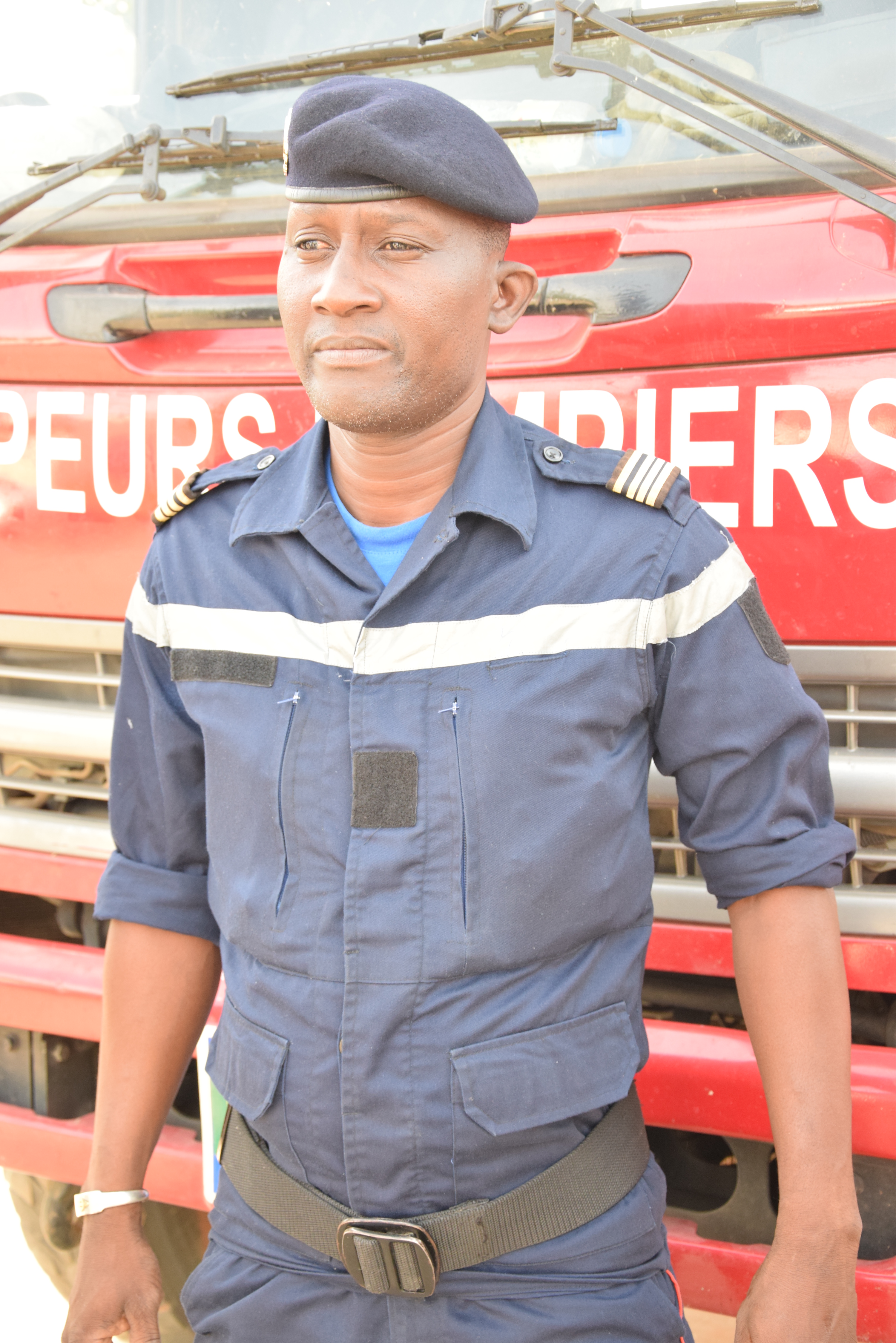 Commandant Cheikh Tine Commandant groupement d'incendie numéro 2